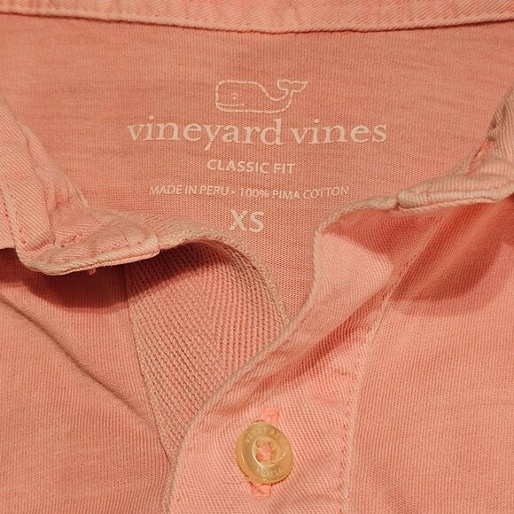 Vinyard Vines Mens Classic Fit Pima Cotton Polo Shirt Lot XS - Picture 4 of 12